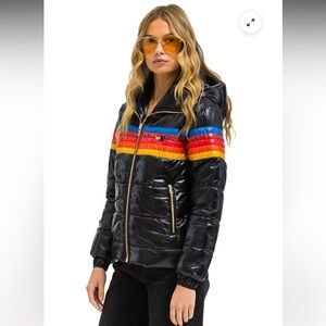 Aviator Nation 5 stripe trekker jacket